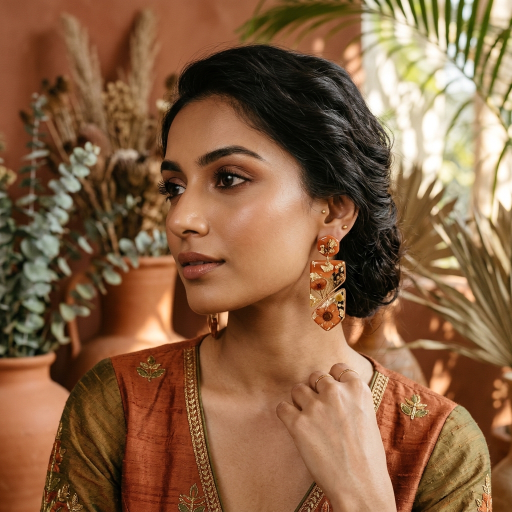 Earthy statement accessories